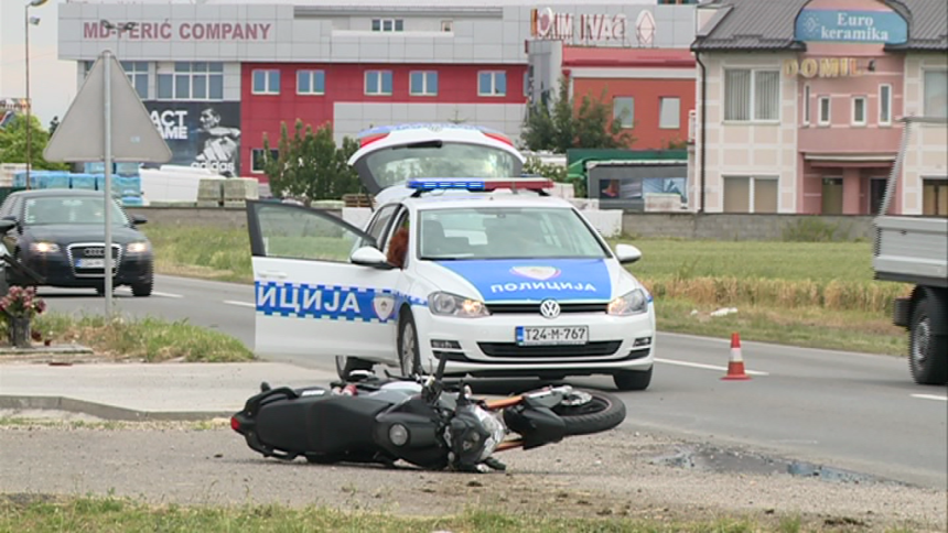 Bijeljina: Motociklista povrijeđen u udesu