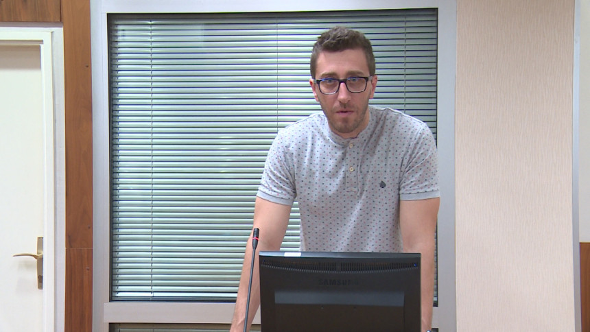 Kovačević oči u oči s napadačem