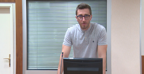 Kovačević oči u oči s napadačem