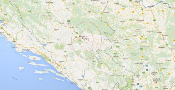 Zemljotres na Palama