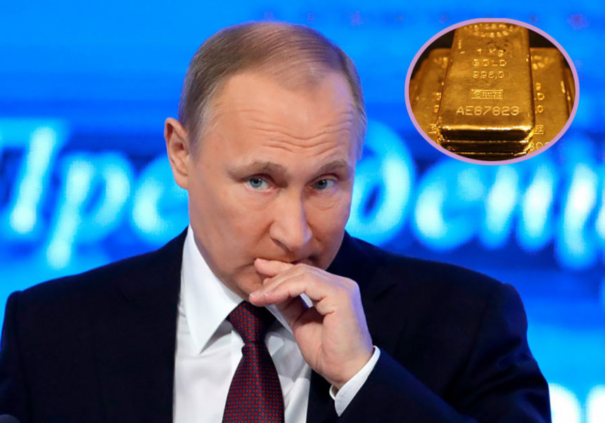 Putin gomila rezerve zlata