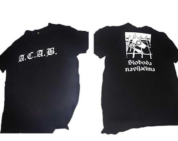 Zbog ove majice su ''BH fanaticosi'' napustili sinoć meč!