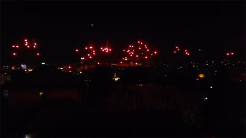 Video: Spektakl! Navijači Sarajeva "zapalili" grad!