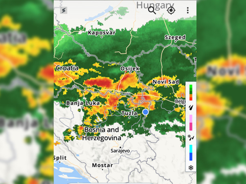 Kiša u sjevernom dijelu RS i BiH
