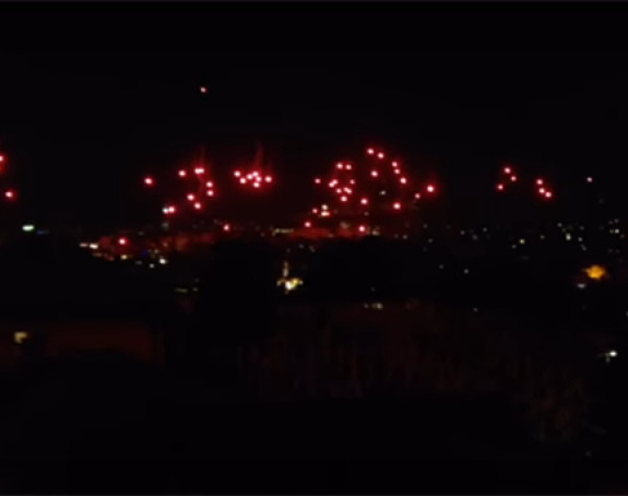 Video: Spektakl! Navijači Sarajeva "zapalili" grad!