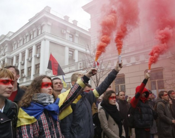 Protest u Kijevu protiv mirovnog plana za Ukrajinu