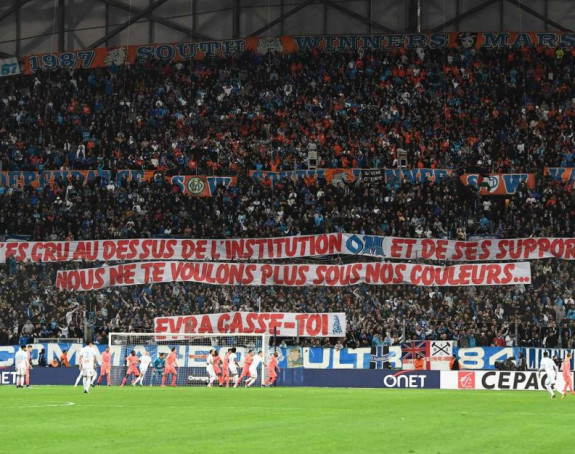 Навијачи поручили Еври: Не желимо те у Марсељу!