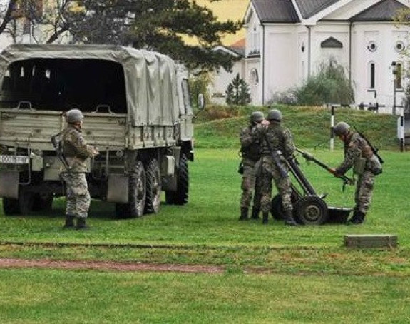 Pokazna vježba u Kasarni "Vojvoda Stepa Stepanović"