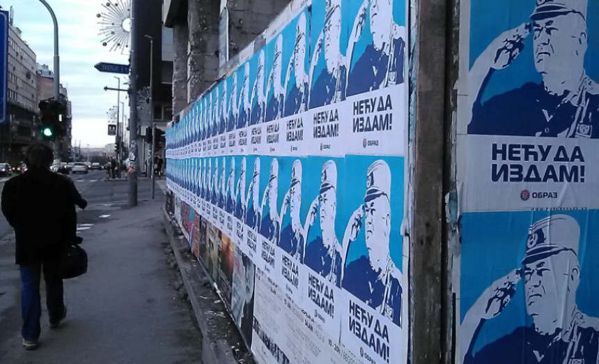 Beograd: Plakati generala Mladića