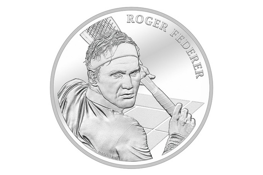 Kovanice s likom Federera hit u Švajcarskoj