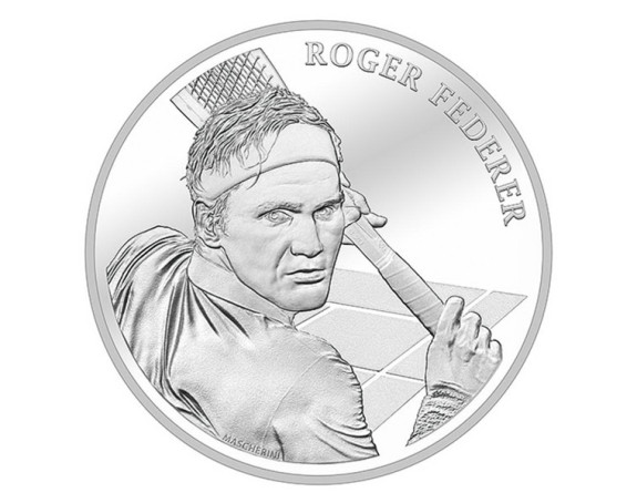 Kovanice s likom Federera hit u Švajcarskoj