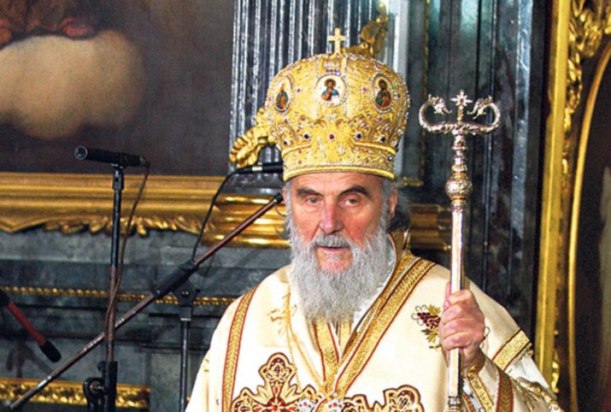 Патријарх Иринеј служио литургију у Саборној цркви у Београду