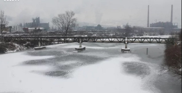 Rijeka Bosna zaledila u Zenici
