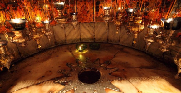 Na ovom kamenu se rodio Isus...