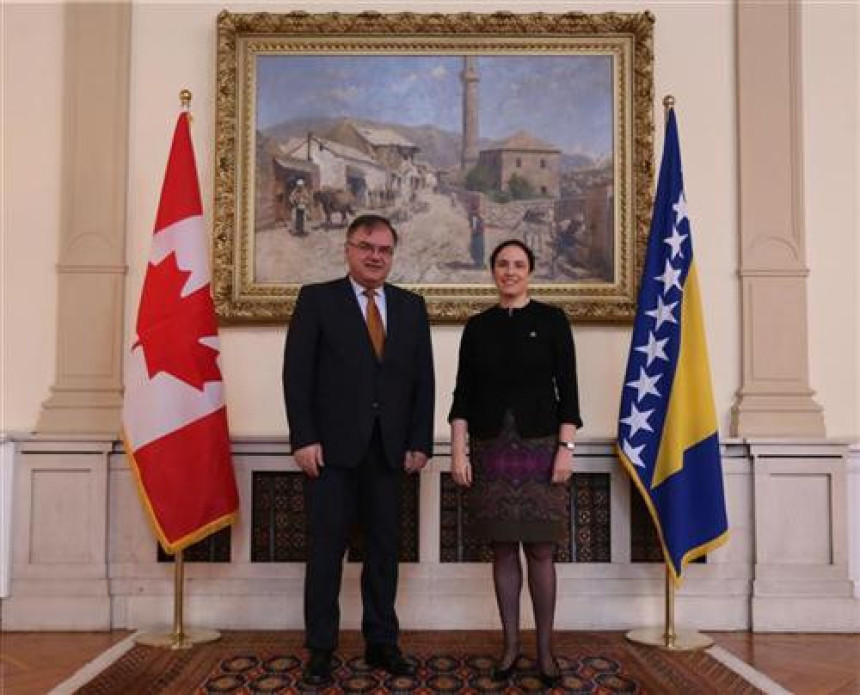 Ivanić primio novog ambasadora Kanade