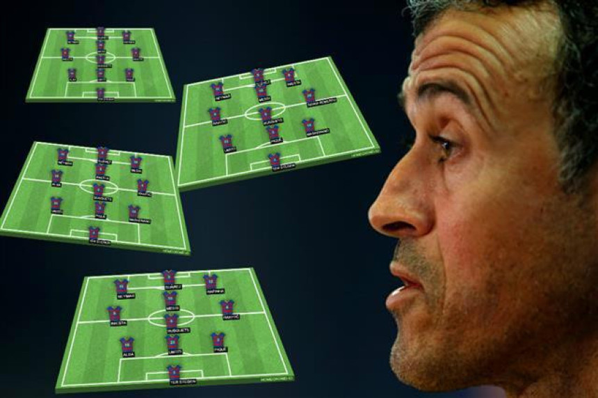 LŠ: Enrike na sve ili ništa s formacijom 3-4-3 i Barsine opcije 1-7!