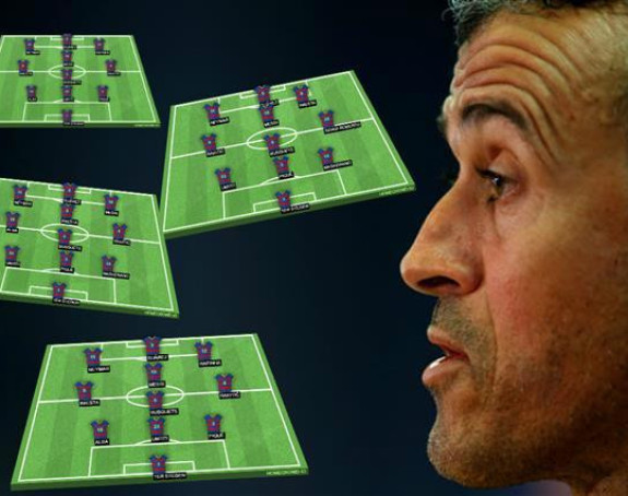 LŠ: Enrike na sve ili ništa s formacijom 3-4-3 i Barsine opcije 1-7!