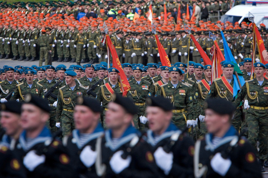 Generalna proba vojne parade u Moskvi