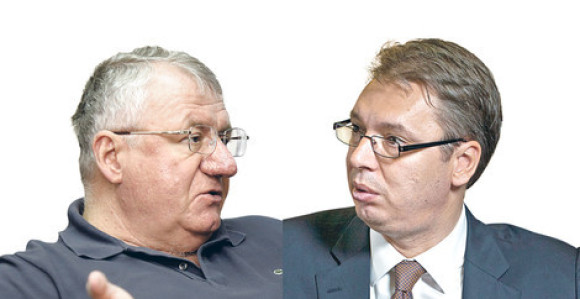 Šešelj i Vučić oči u oči nakon osam godina
