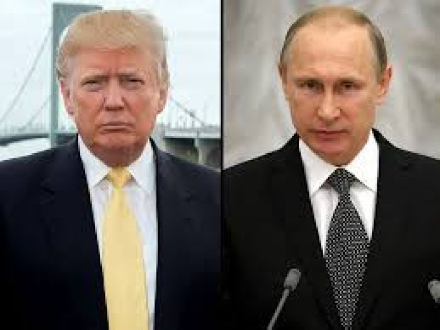 Сурет Путина и Трампа без медија