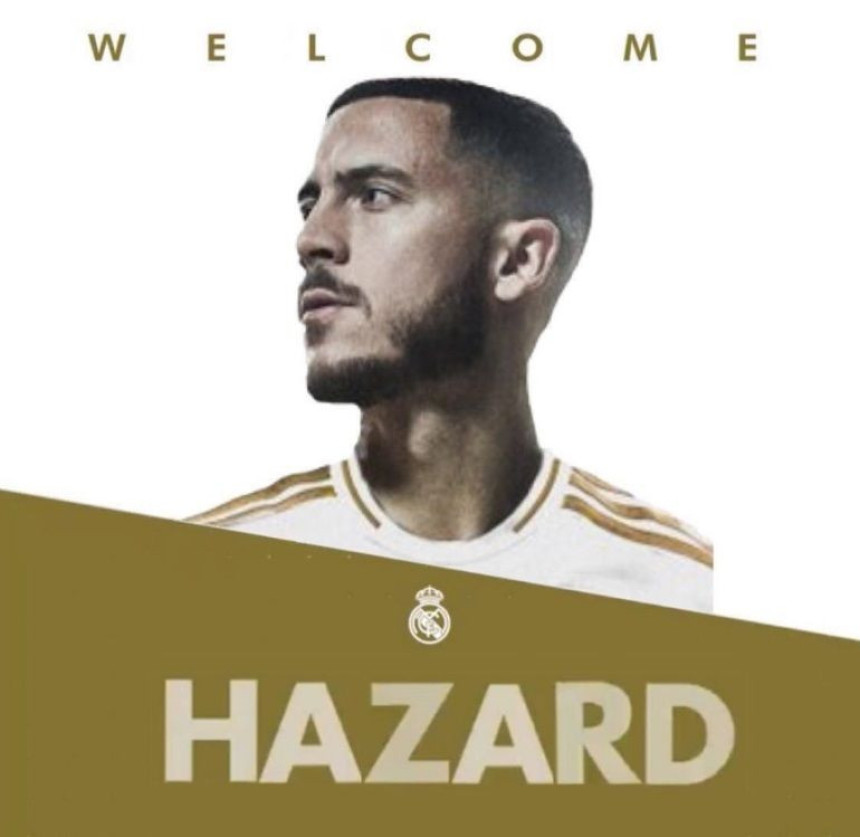 Real Madrid: Eden Azar je naš!