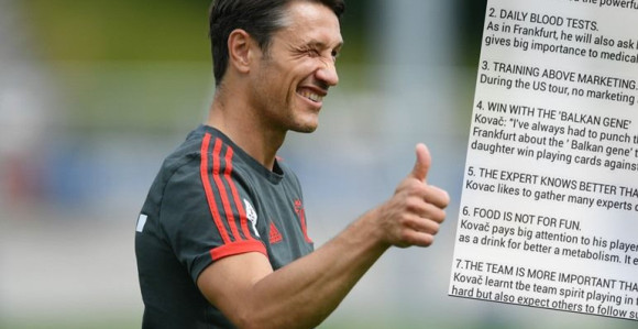 Sedam zapovijesti Nika Kovača za Bavarce...