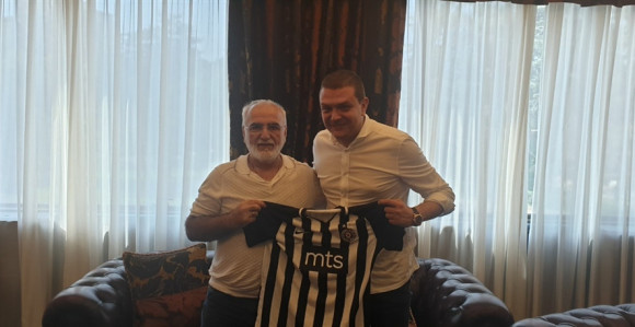 Bratska posjeta: Predsjednik PAOK-a uz Partizan!