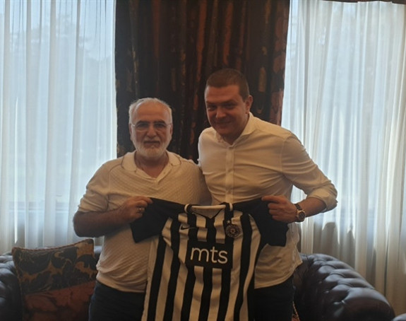 Bratska posjeta: Predsjednik PAOK-a uz Partizan!