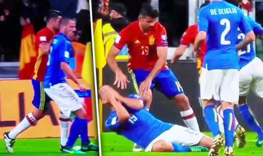 Video: Bezobrazno, podlo, mučki, kvarno... U dvije riječi - Dijego Kosta!