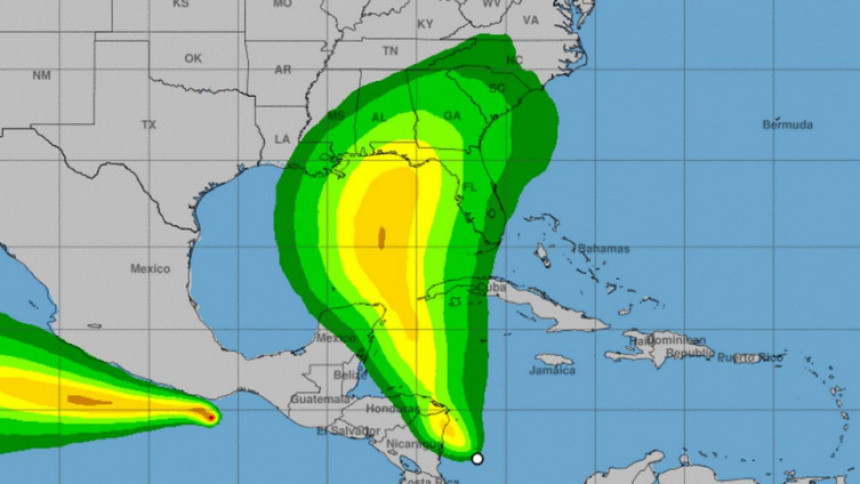 Њу Орлеанс-Стиже тропска олуја "Нејт" 