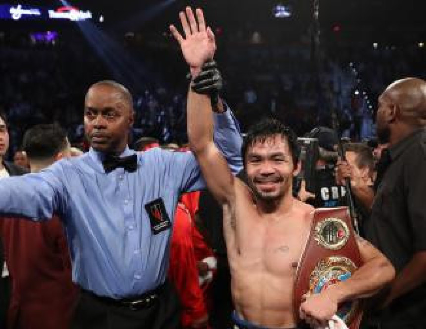 Video: Pakjao se vratio titulom, Mejveder mu bio gost!