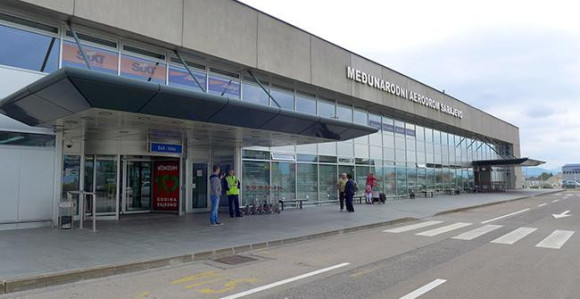 Evakuisan dio aerodroma u Sarajevu