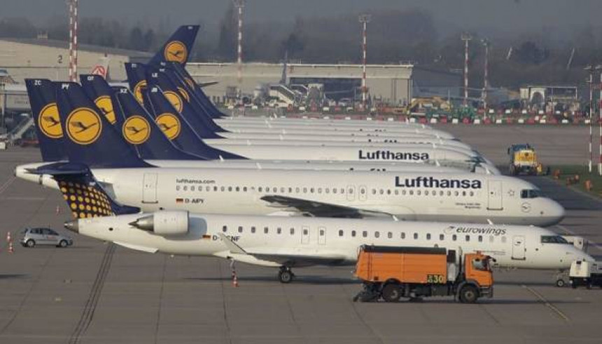 Počeo dvodnevni štrajk u Lufthansi, otkazani letovi 