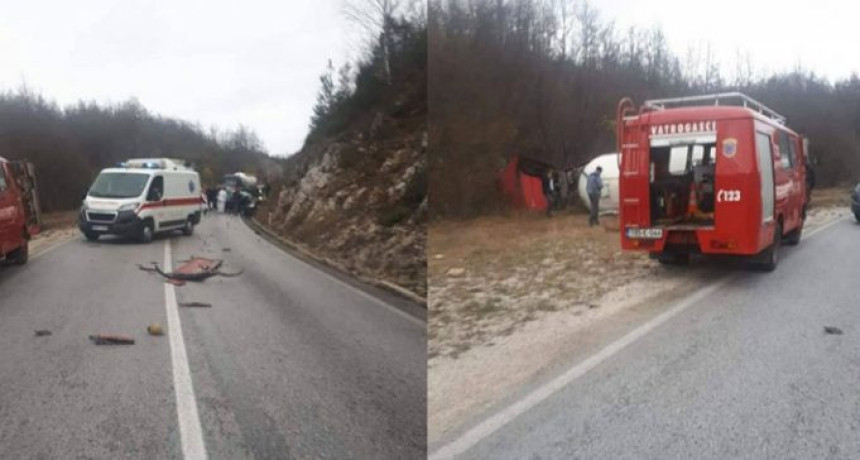 Poginula jedna osoba u sudaru kod Rogatice