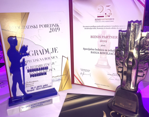 Nagrade za Specijalnu bolnicu u Banji Koviljači