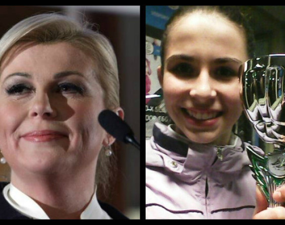 Video: Kćerka predsednice Hrvatske je klizačica!