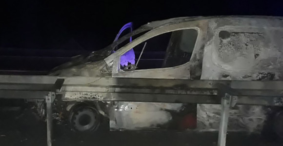 Auto se zapalilo u toku vožnje