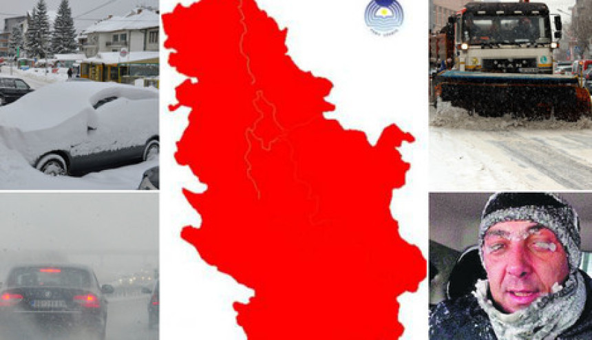 Црвени аларм: Ледени талас паралише Србију