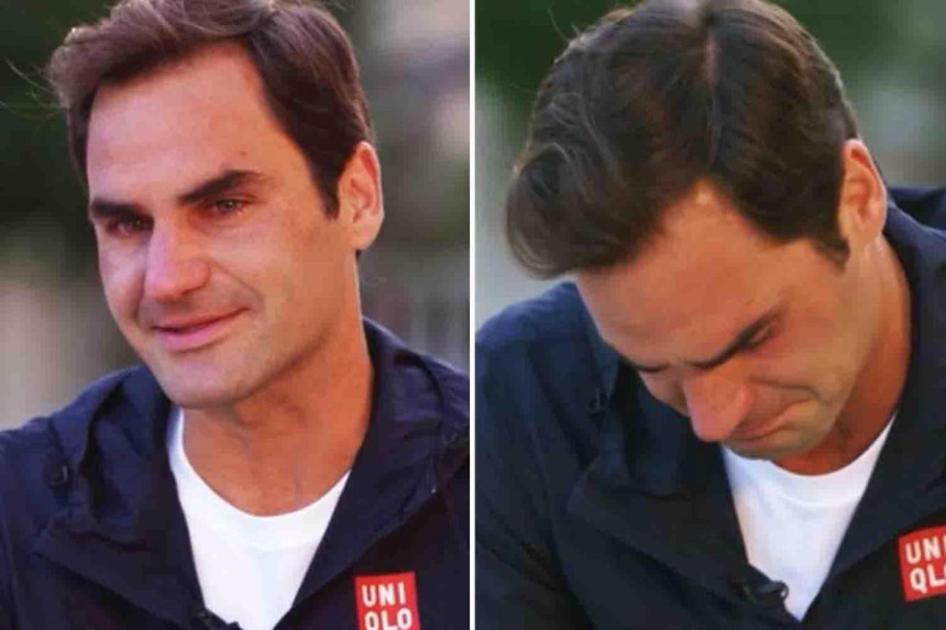 Видео: Федерер заплакао током емотивног интервјуа!