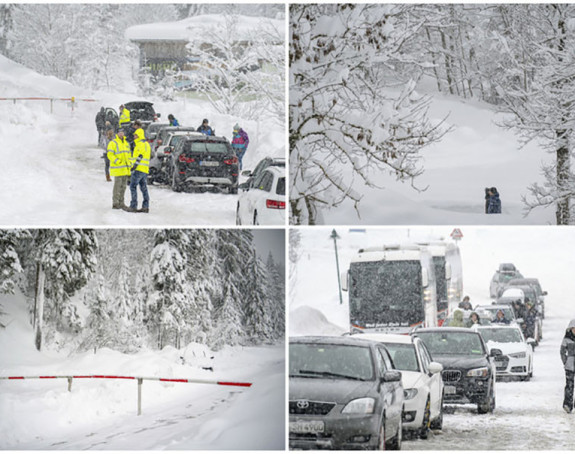 Снијег направио хаос у Аустрији