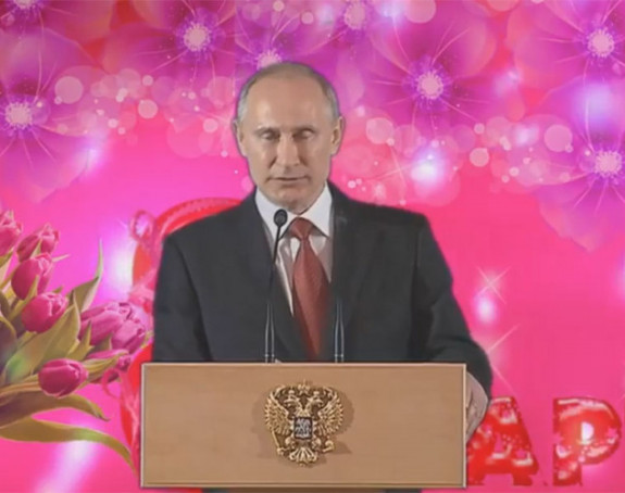 Ovako Putin čestita 8. mart damama