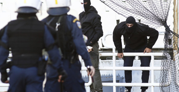 Масовна туча у грчком затвору