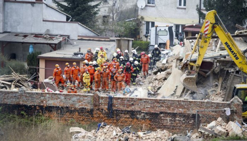 Srušila se zgrada u Poljskoj