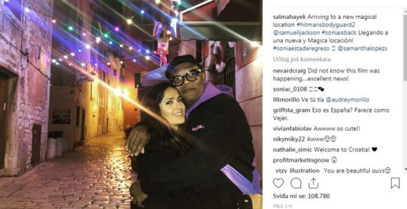 Salma Hajek i Semjuel L. Džekson snimaju film u Rovinju