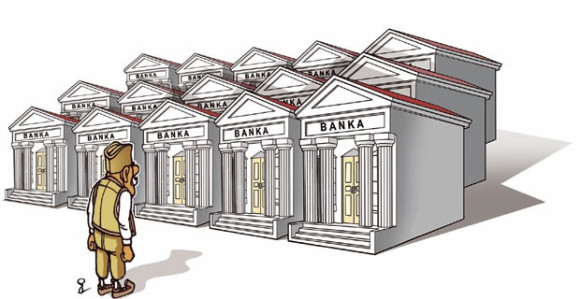 U Srbiji 30 banaka, u Kanadi - sedam