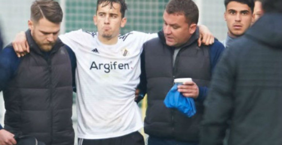 Hrabri Semberac nakon teške povrede...