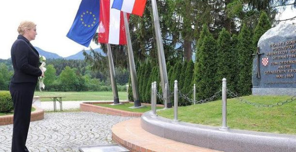 Kitarovićeva u posjeti Blajburgu