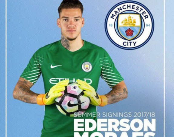 Ederson zvanično u Sitiju za 40 miliona €!