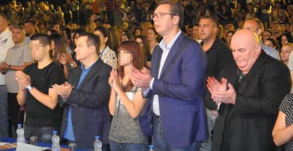 Vučić i Dačić kod Palme 