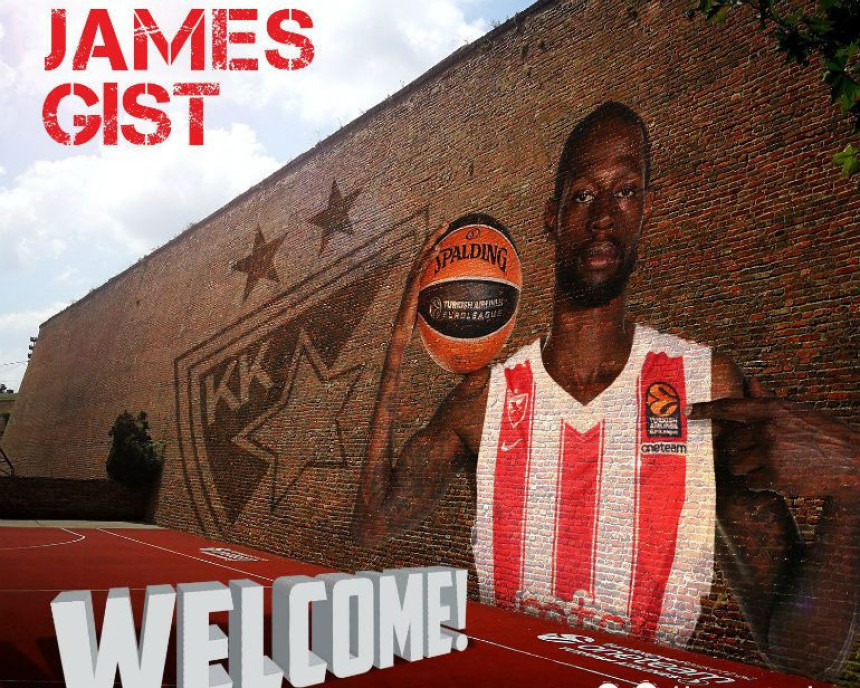 Džejms Gist je novi košarkaš Crvene zvezde!